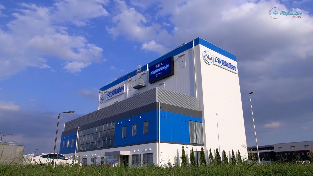 Презентационный ролик об открытии аэротрубы FlyStation Japan