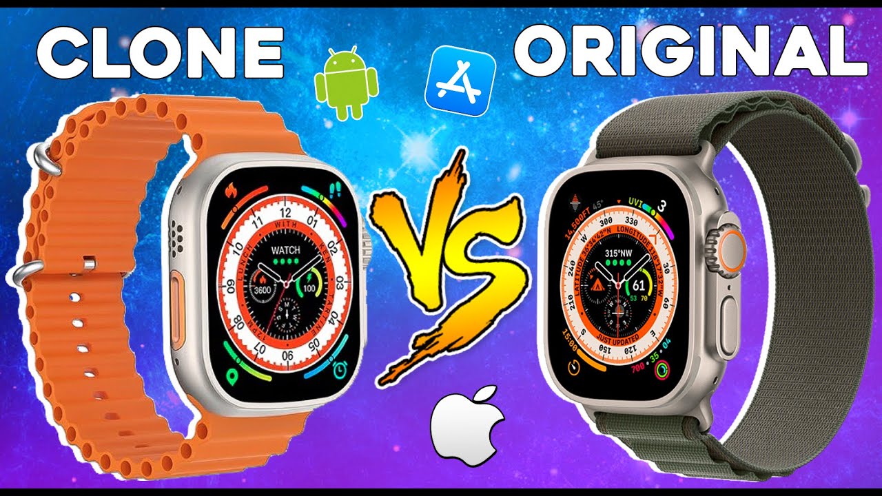 😨 COMPARATIVO: APPLE WATCH ULTRA Vs H11 ULTRA PLUS - ORIGINAL VS CLONE - IWO WATCH ULTRA FAKE