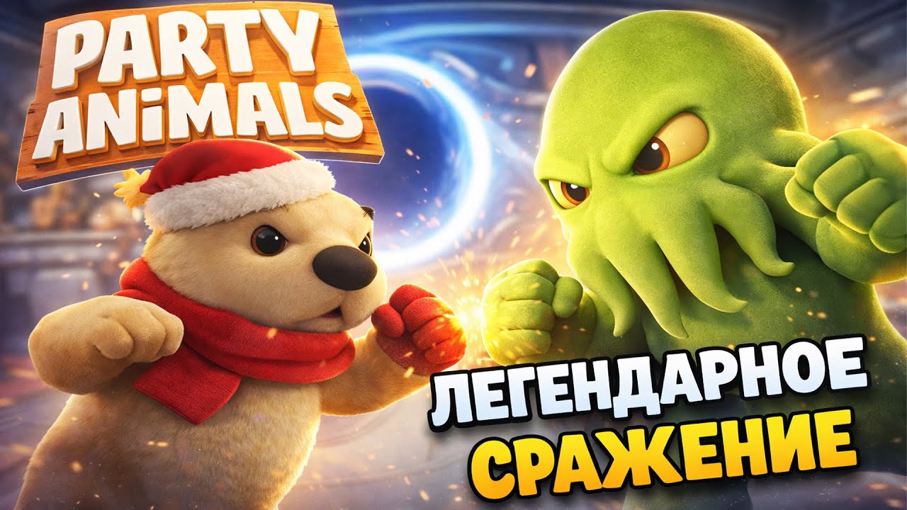 Ктулху и Выдра: команда легенд  ➣ 【КООП】Party Animals