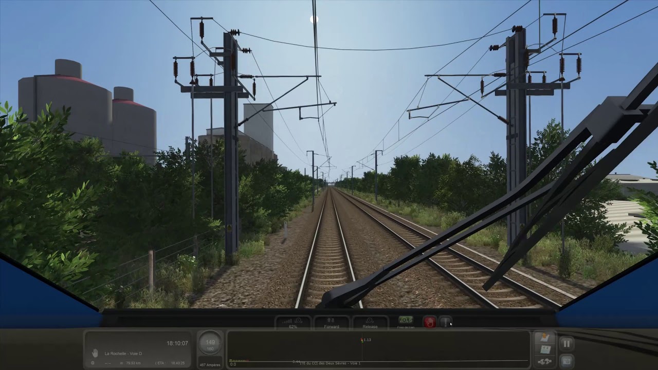 Train simulator 2020 Saint maixent la rochelle tgv cabride