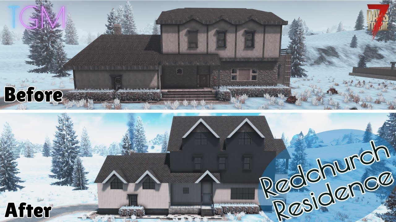 Let's Renovate | Giving the Redchurch Residence a New Roof In 7 Days To Die
