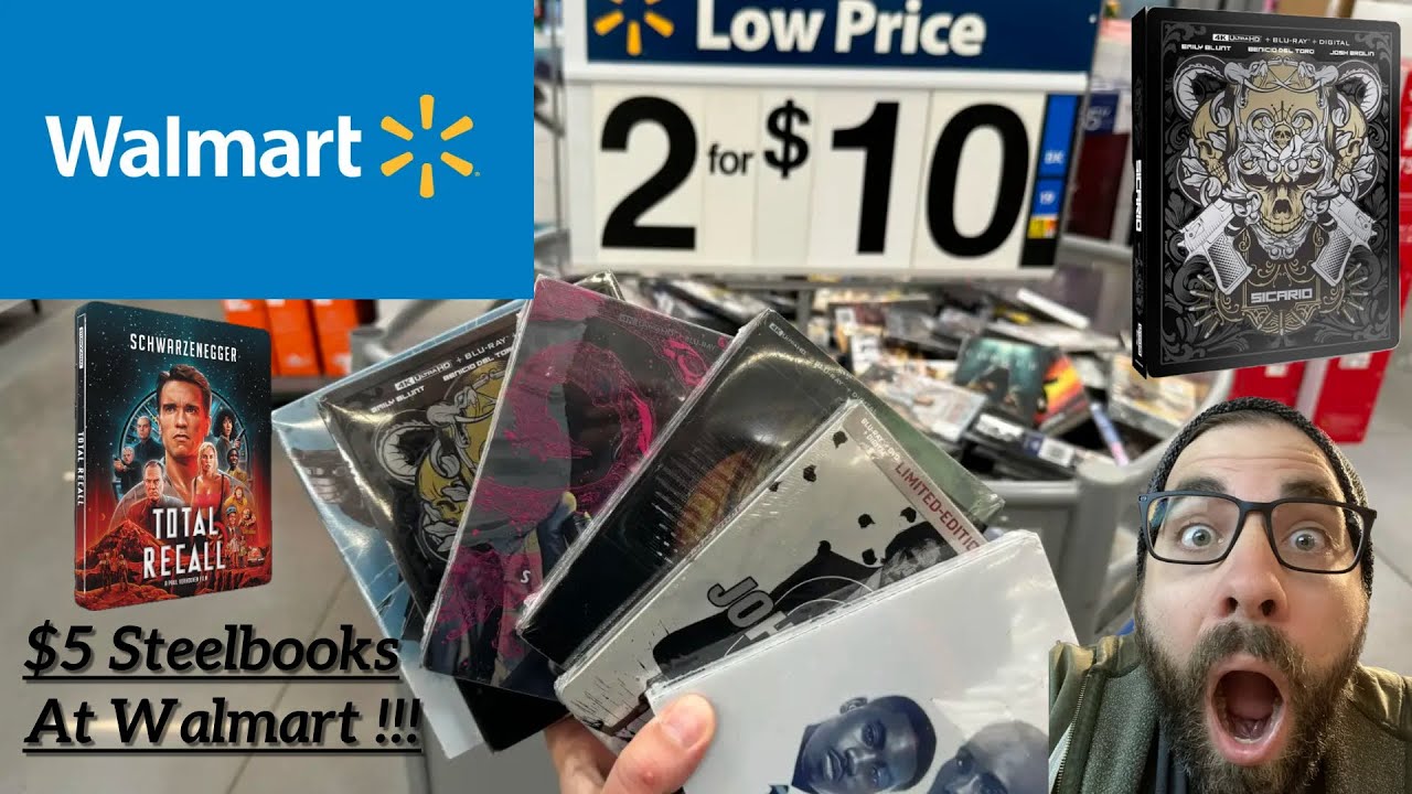 Run To Your Wal Mart Bargain Bins… There Are $5 Steelbooks!!!