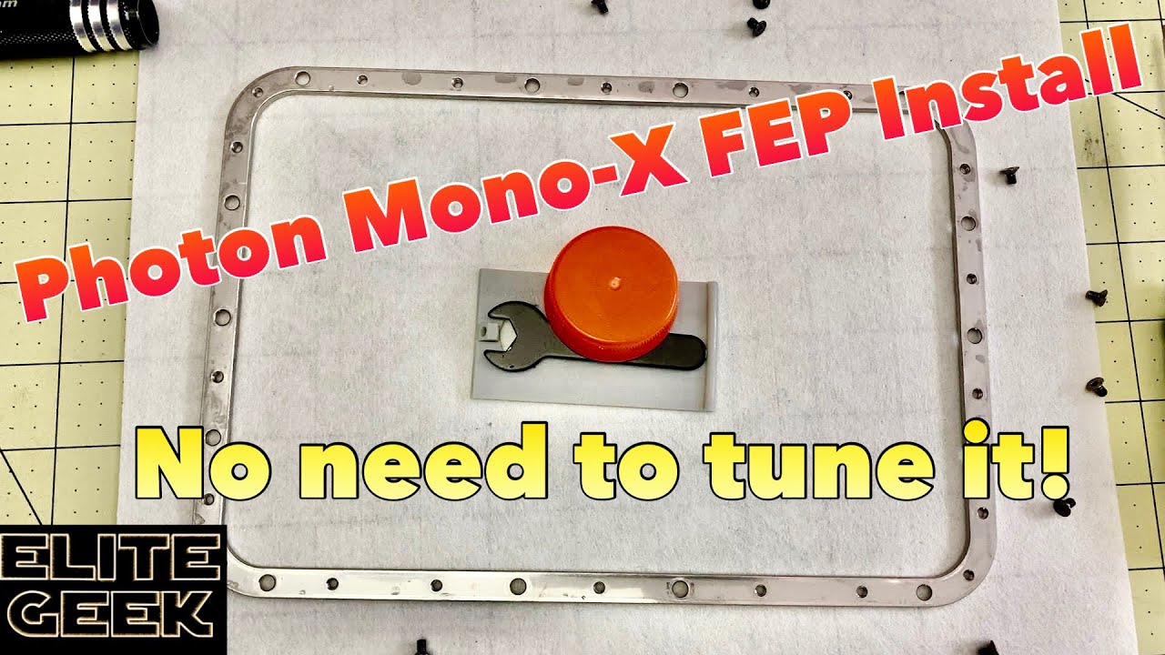 Как заменить FEP в 3D-принтере Anycubic Photon Mono-X | Настройка не требуется