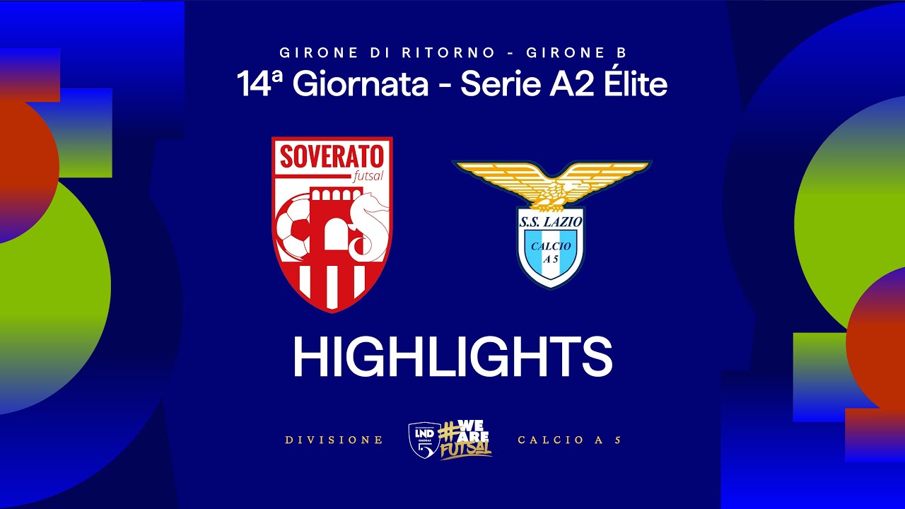 Soverato Futsal-Lazio 0-23 | Gol e highlights | 14ª giornata | Serie A2 Élite 2025/2026 - B