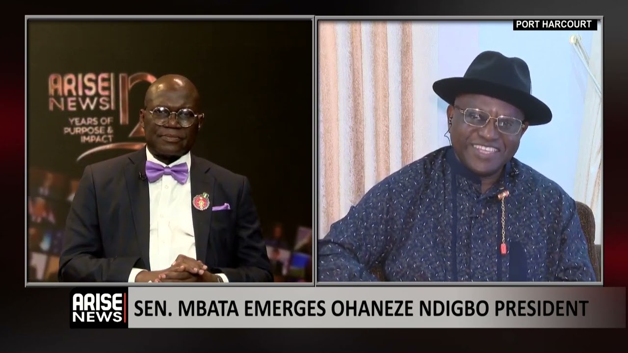 Sen. Mbata Emerges Ohanaeze Ndigbo President- Bernard Mikko