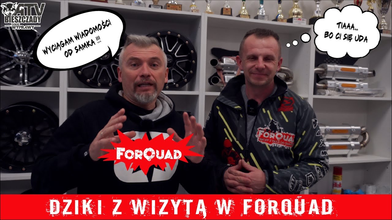 Dziki z wizytą w ForQuad