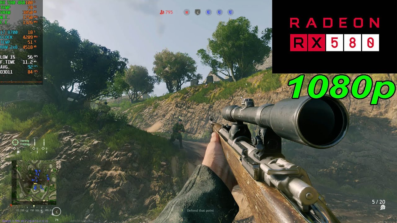 Enlisted (BETA) - RX 580 4GB