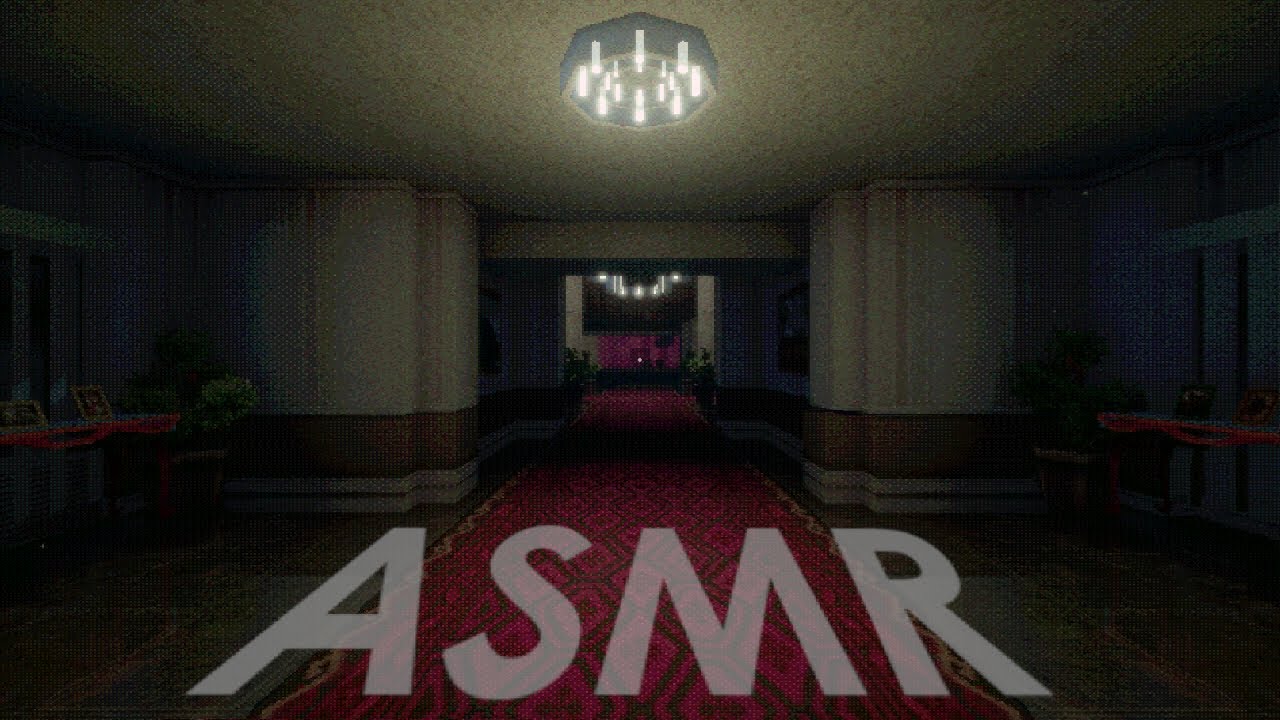 Exploring a Liminal Hotel -  Interior Worlds ASMR (close ear to ear male whispers & brushing)