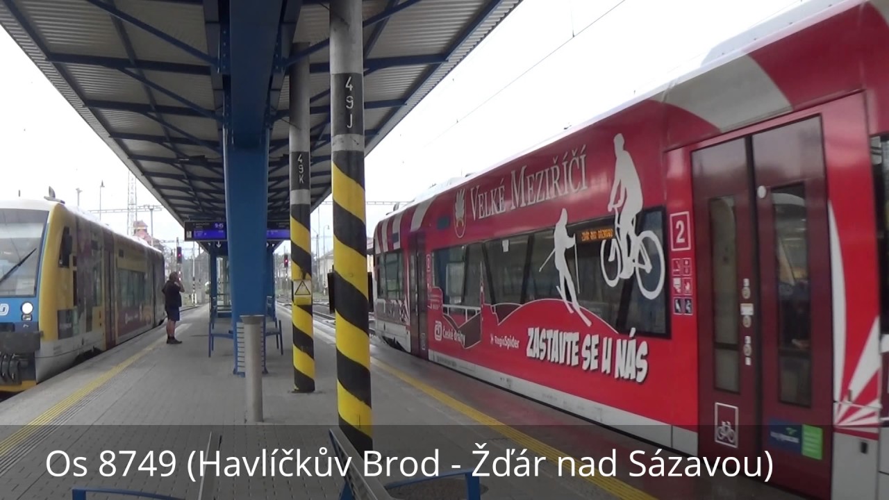 Vlaky Havlíčkův Brod - 11.8. 2017