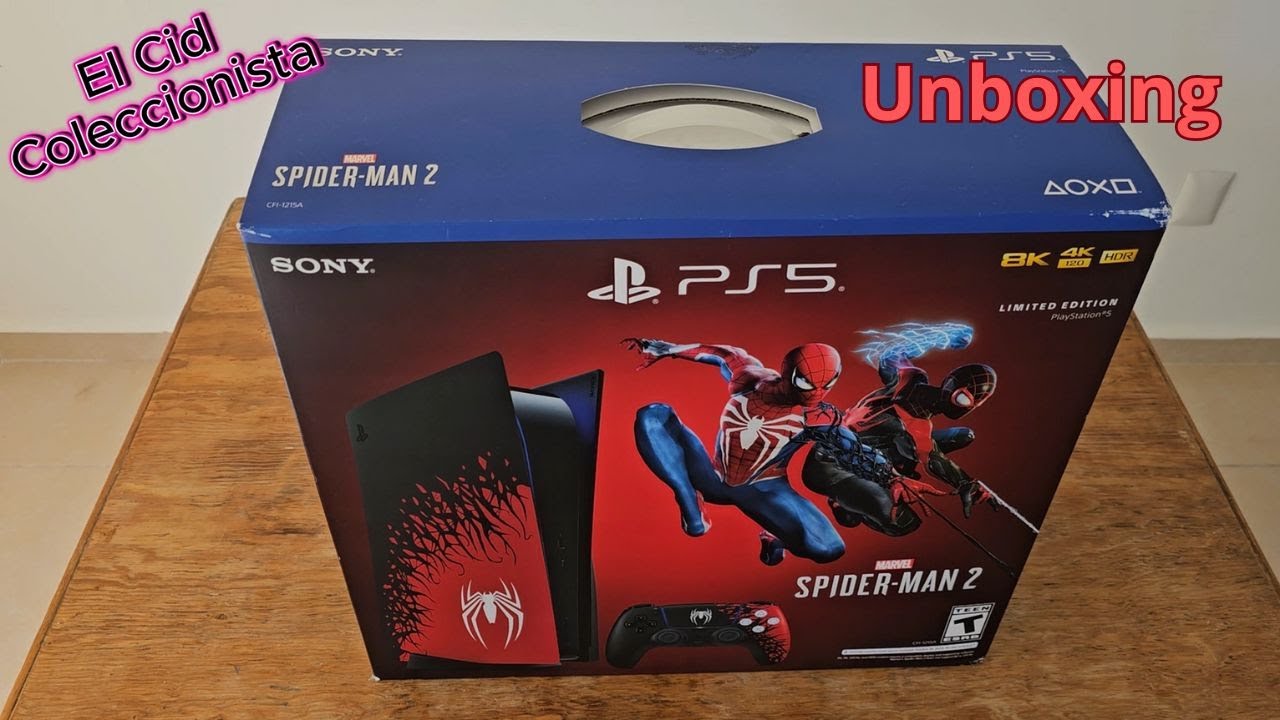 Unboxing Consola PS5 - Edicion Spiderman 2