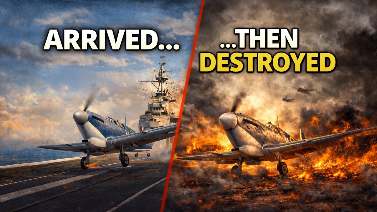 The US Aircraft Carrier and British Spitfires. The Malta Convoys 1940 - 1942