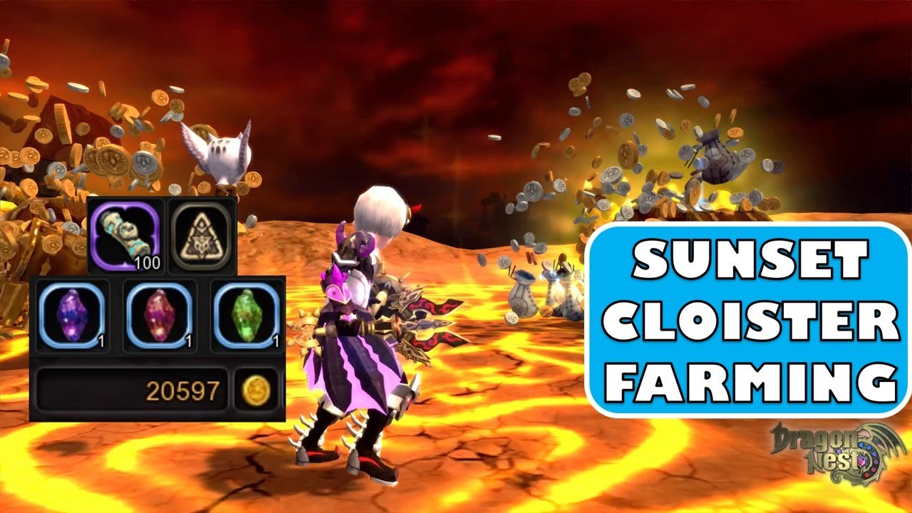 Sunset Cloister Vlog 21: Weekly Farming (Abundance Talisman) - Dragon Nest SEA