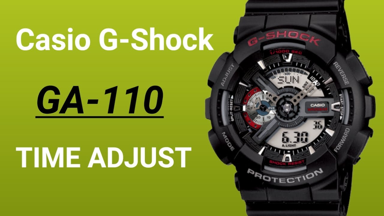 How to set the time GA-110-1ADR