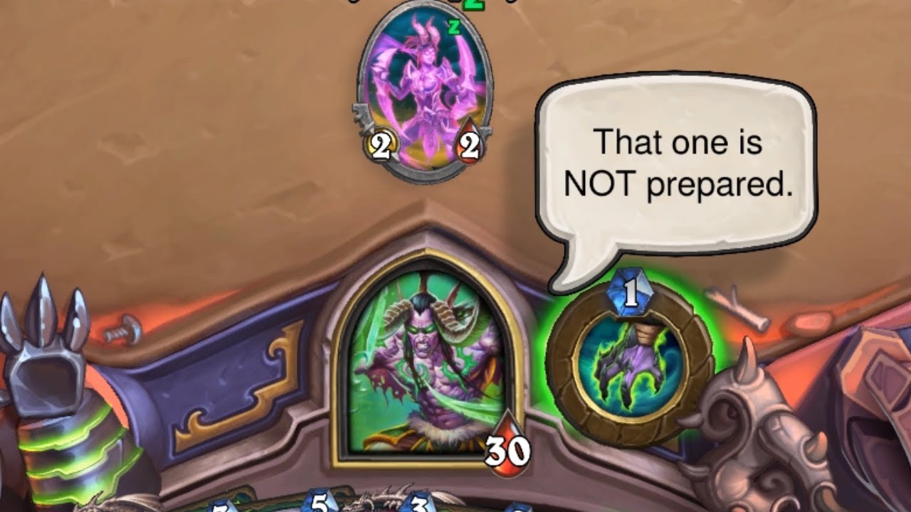 Hearthstone - Demon Hunter (Illidan) Emotes and Interactions