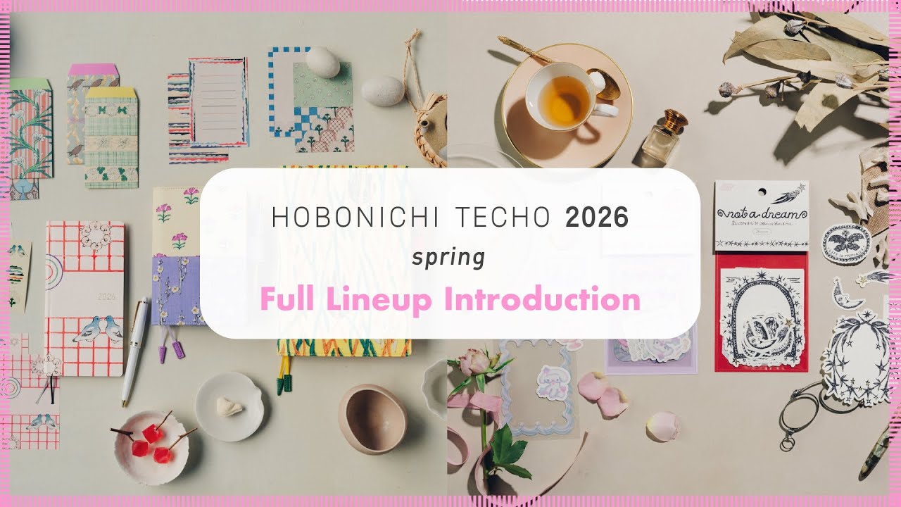 Hobonichi Techo 2026 Spring (April-Start) | Full Lineup Introduction