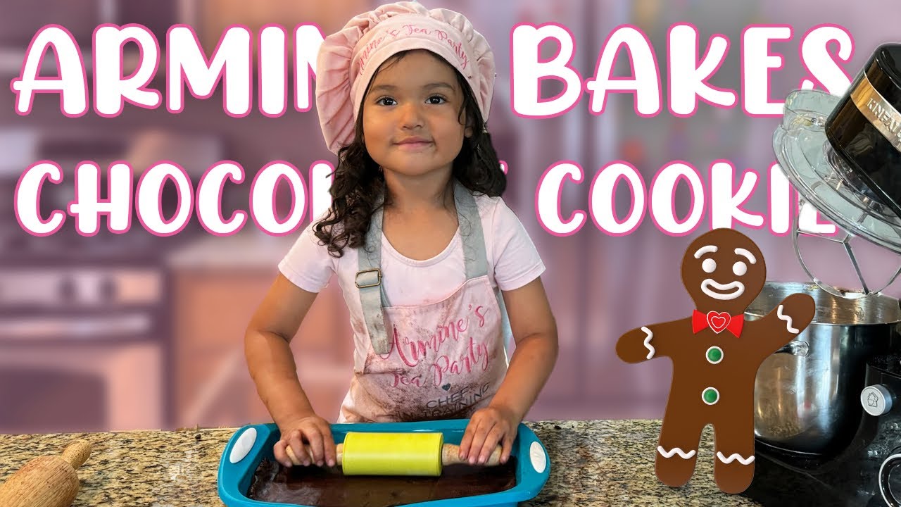 Baking for Kids. Bake with Armine cookies from SCRATCH! Chocolate Shaped Sugar Cookies 🍪