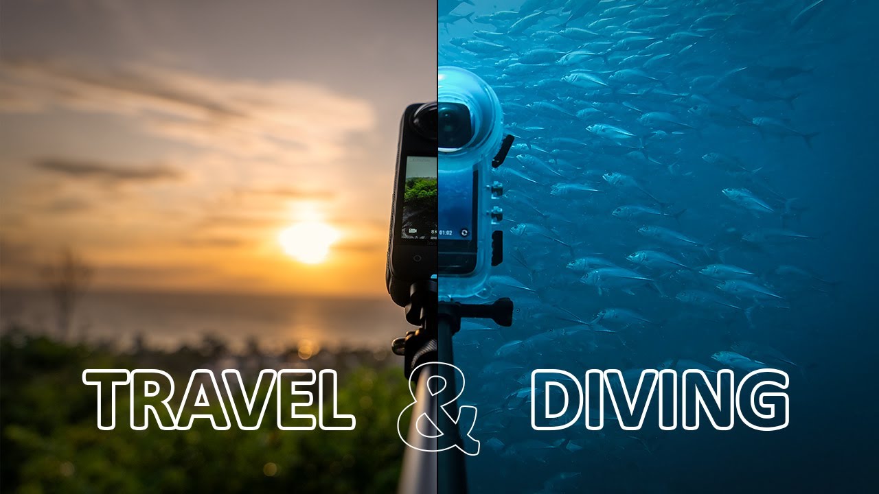 Обзор подводной камеры INSTA360 X4 | Лучшая водонепроницаемая камера для путешествий?