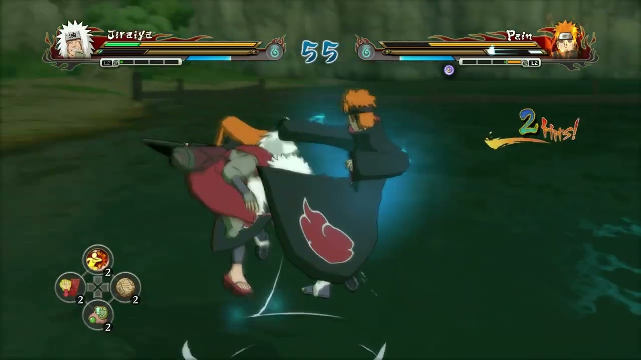 Jiraiya vs Pain - Naruto Shippuden Ultimate Ninja Storm Revolution