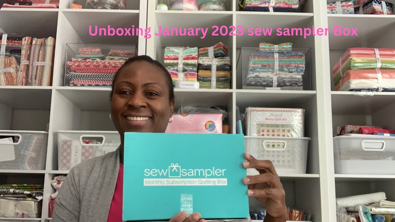 Fat Quarter Shop January 2023 Sew Sampler Box Unboxing
