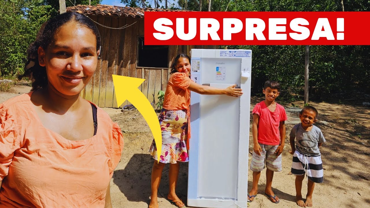 LEILA, MÃE DO GAROTO DO AÇAÍ SE EMOCIONA COM SURPRESA ❤️