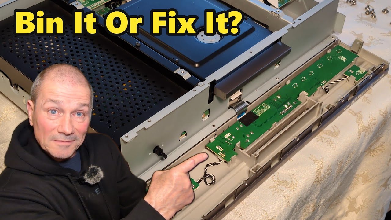 Ремонт неисправной кнопки SACD-плеера Yamaha #hifireviewhub #beerfridays #repair #faulty