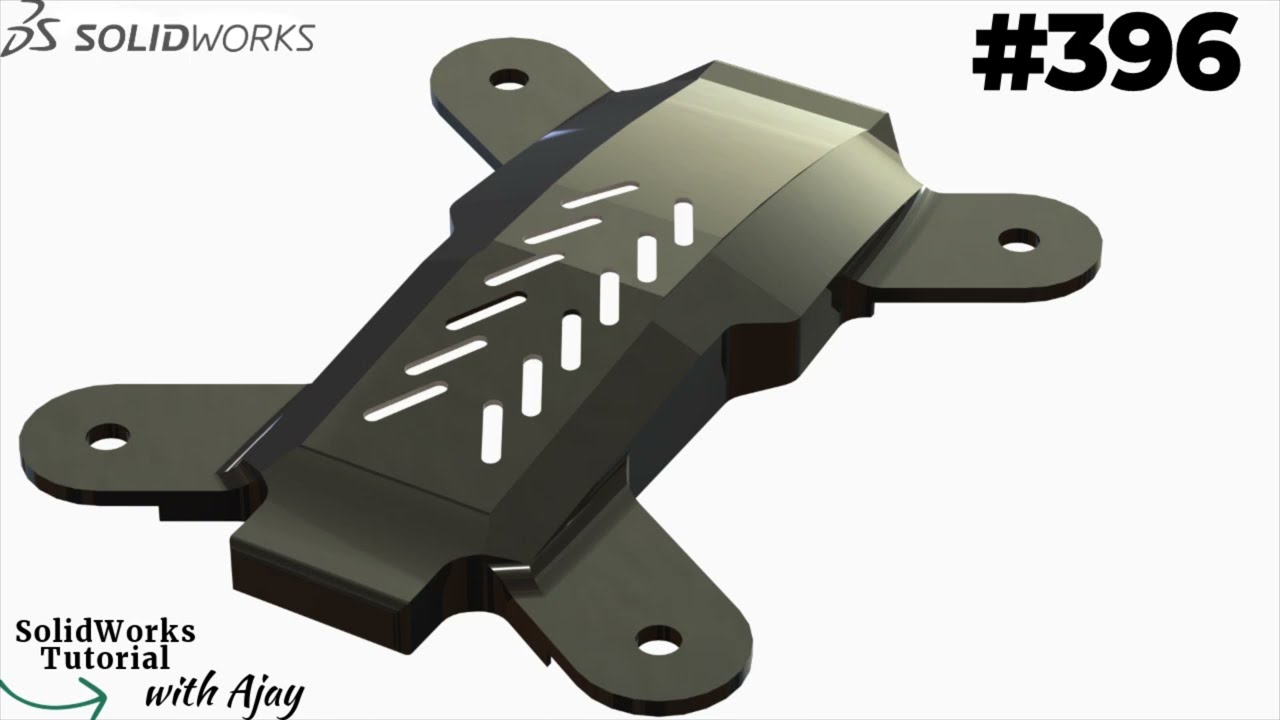 The Ultimate SolidWorks Tutorial Designing a Drone Structure #396  | @DesignWithAjay #designwithajay