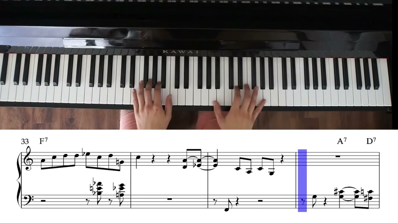 C Jam Blues- Oscar Peterson Transcription