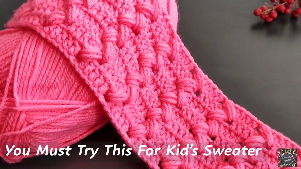 You MUST Try This Cozy Crochet Sweater for Kids! 🧶✨