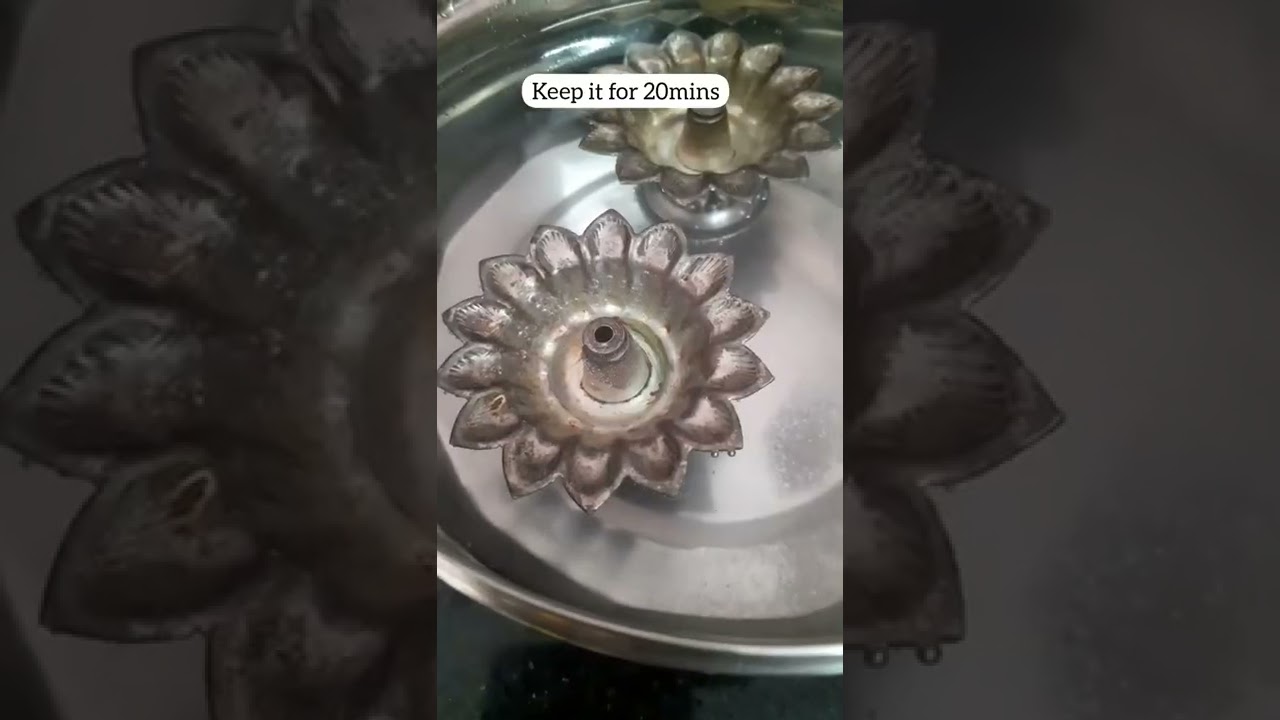 Easy way to clean silver items at home | How to clean silver pooja items | Silver Cleaning Tips