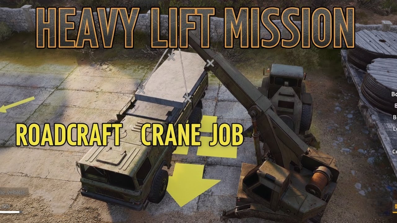 Roadcraft Delivery Crane Action – Heavy Lift in Motion