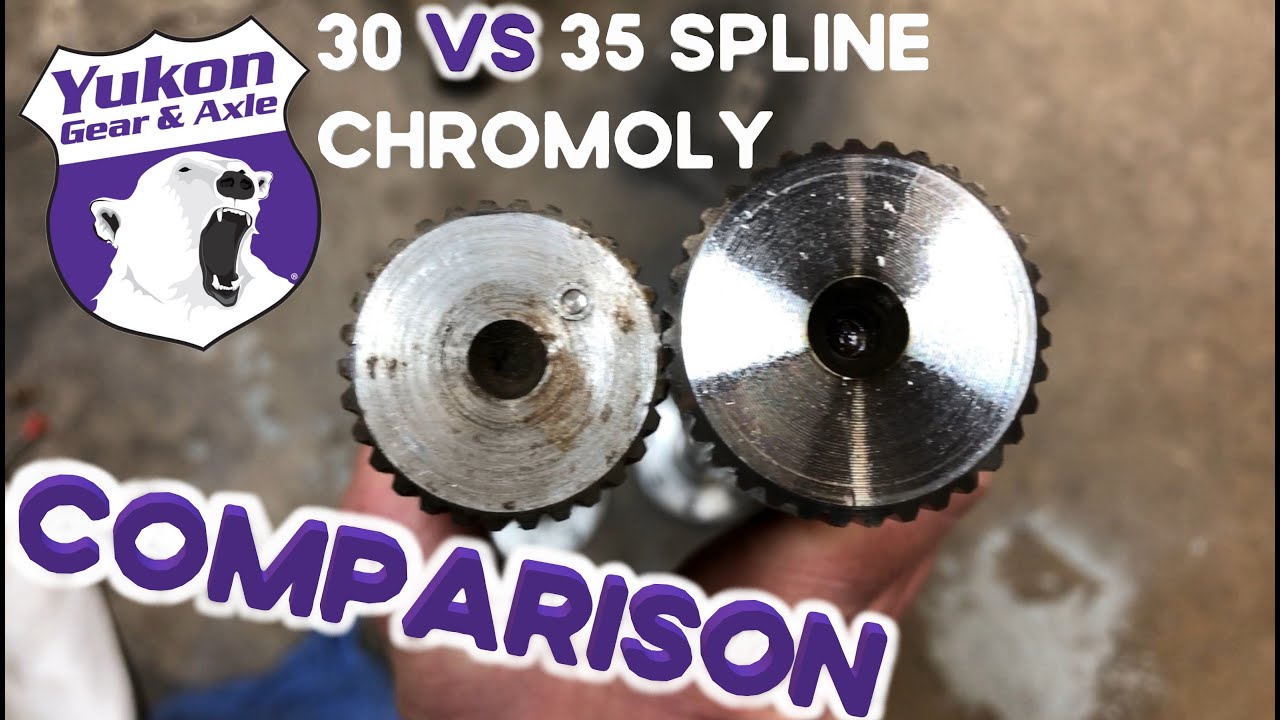 Сравнение полуосей с 30 и 35 шлицами - Dana 60 - Стоит ли делать апгрейд?