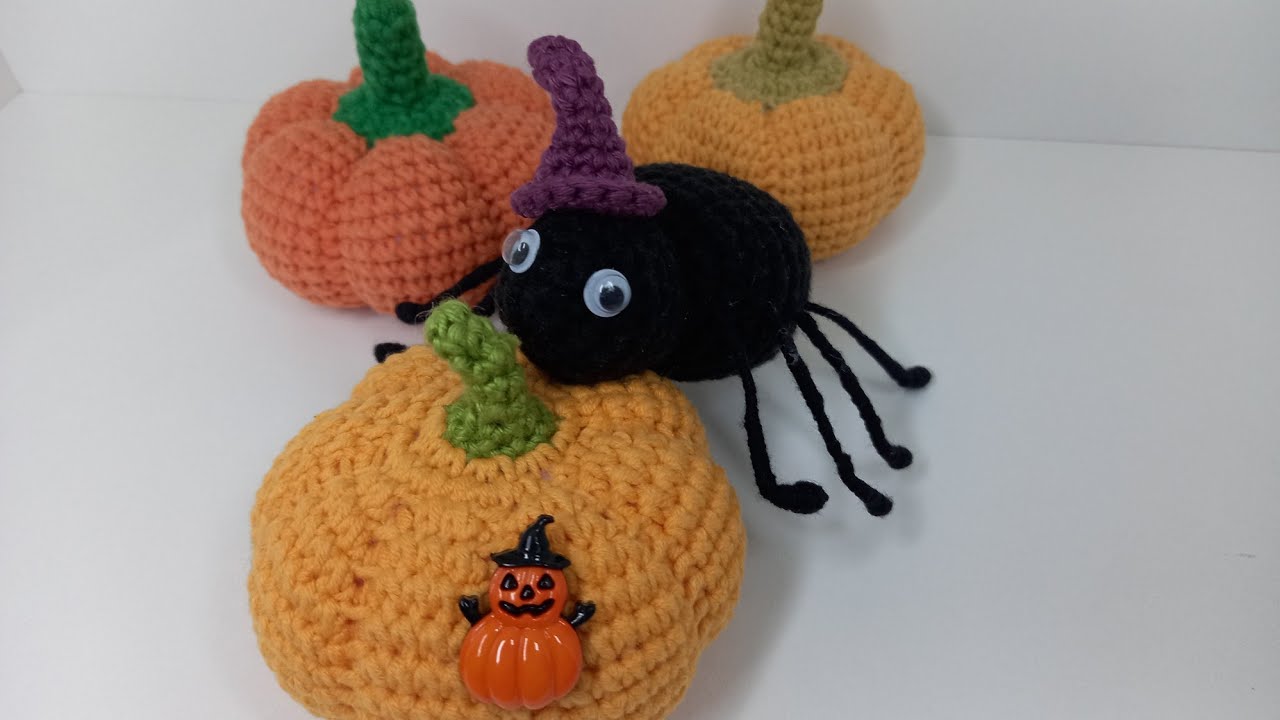 amigurumi aranhinha do hollowen em amigurumi