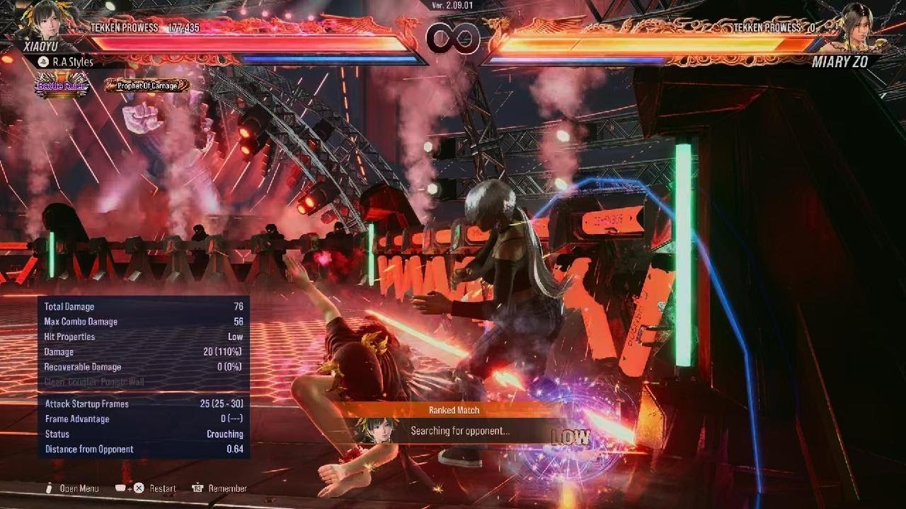 TEKKEN8 online ranked matches using Xiaoyu 3/4/26