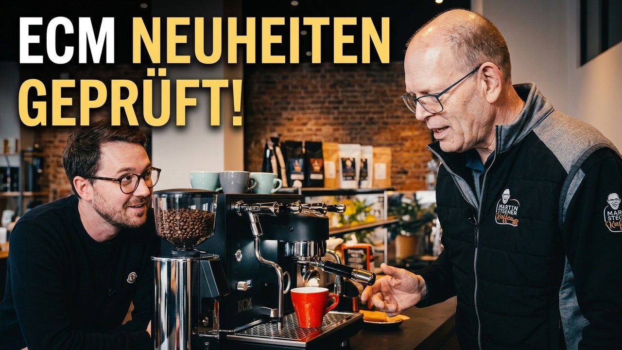 ECM Estetika Espressomaschine und Exacto GbW Mühle im Check