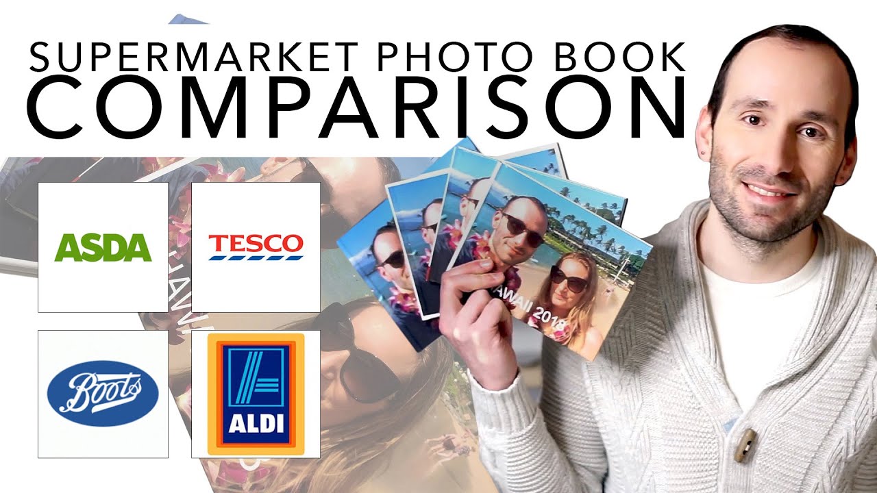 Supermarket Photo Book Comparison | TESCO vs ASDA vs Boots vs Aldi