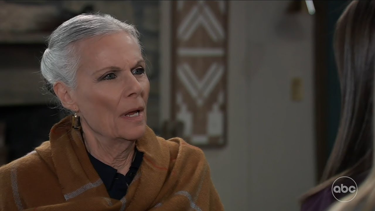 Tracy Tells Willow That Drew Is Banned From The Gatehouse on General Hospital (Jan. 24, 2025)