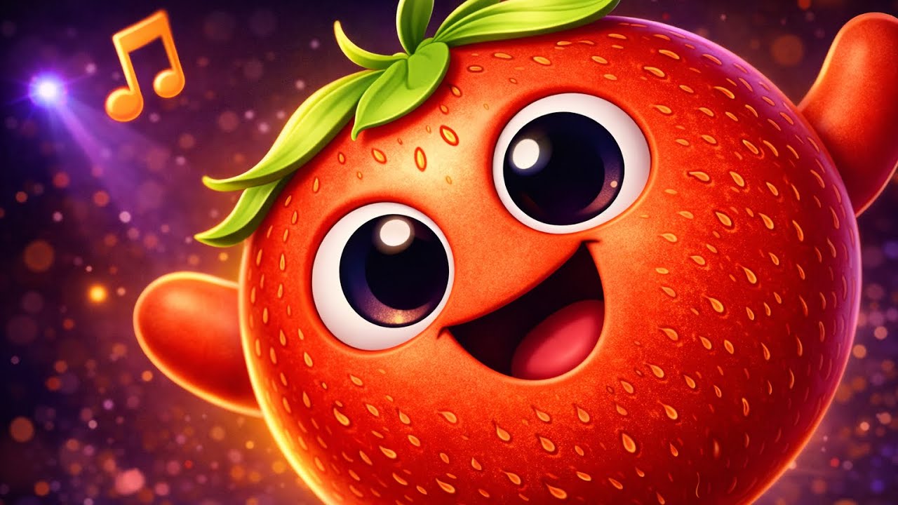 Dancing Fruits 🍓 Baby Sensory Music & Movement