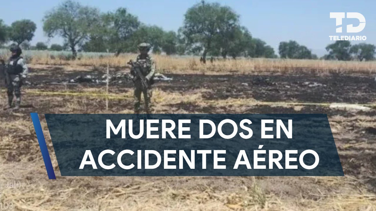 Avioneta militar se desploma en Ameca, Jalisco; mueren dos personas