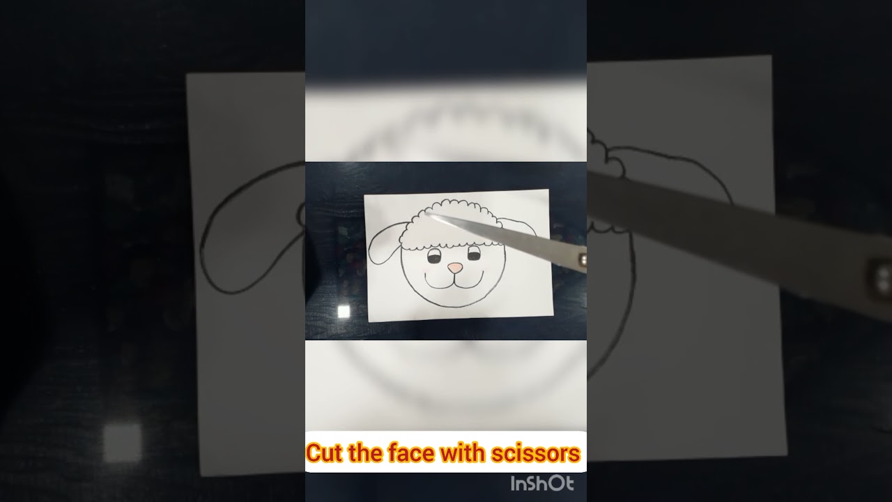 Sheep Face Mask || Creative Time With Diksha ||