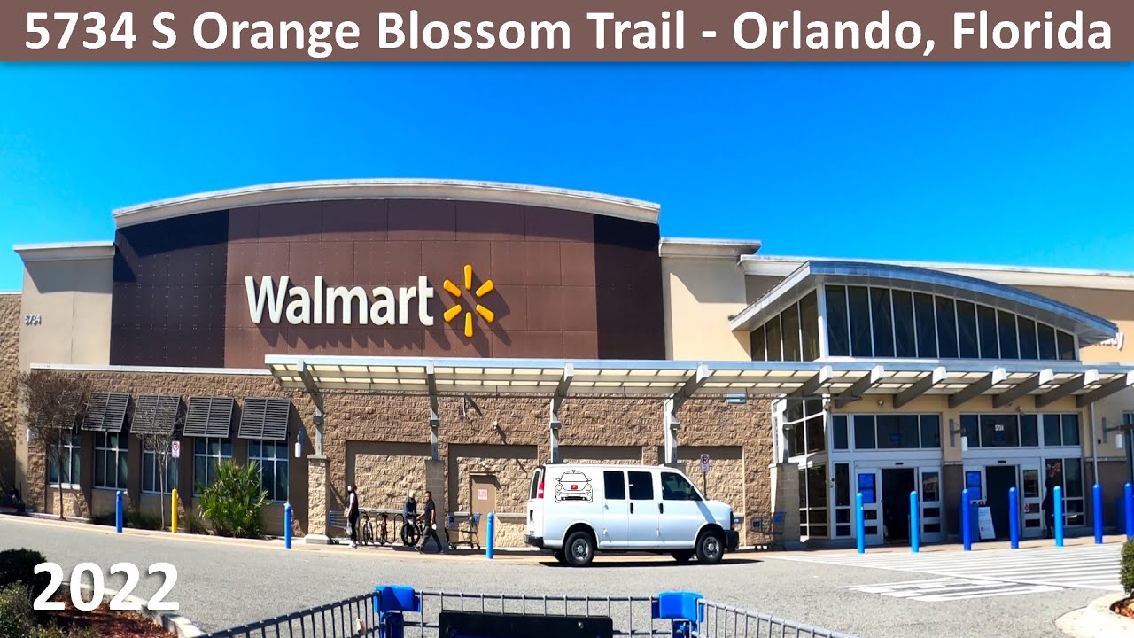 Shopping at Walmart Supercenter at 5734 Orange Blossom Trail in Orlando, Florida - Store 5871