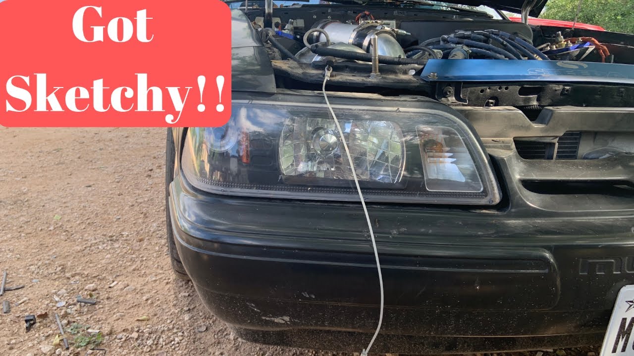 Turbo Fox Body Mustang ride along