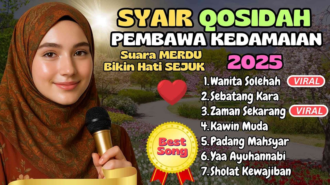 QASIDAH MUSIK MERDU ❤️ QOSIDAH GAMBUS PENYEJUK HATI/ ADEM DI DENGAR/ PALING BANYAK DI CARI 2025