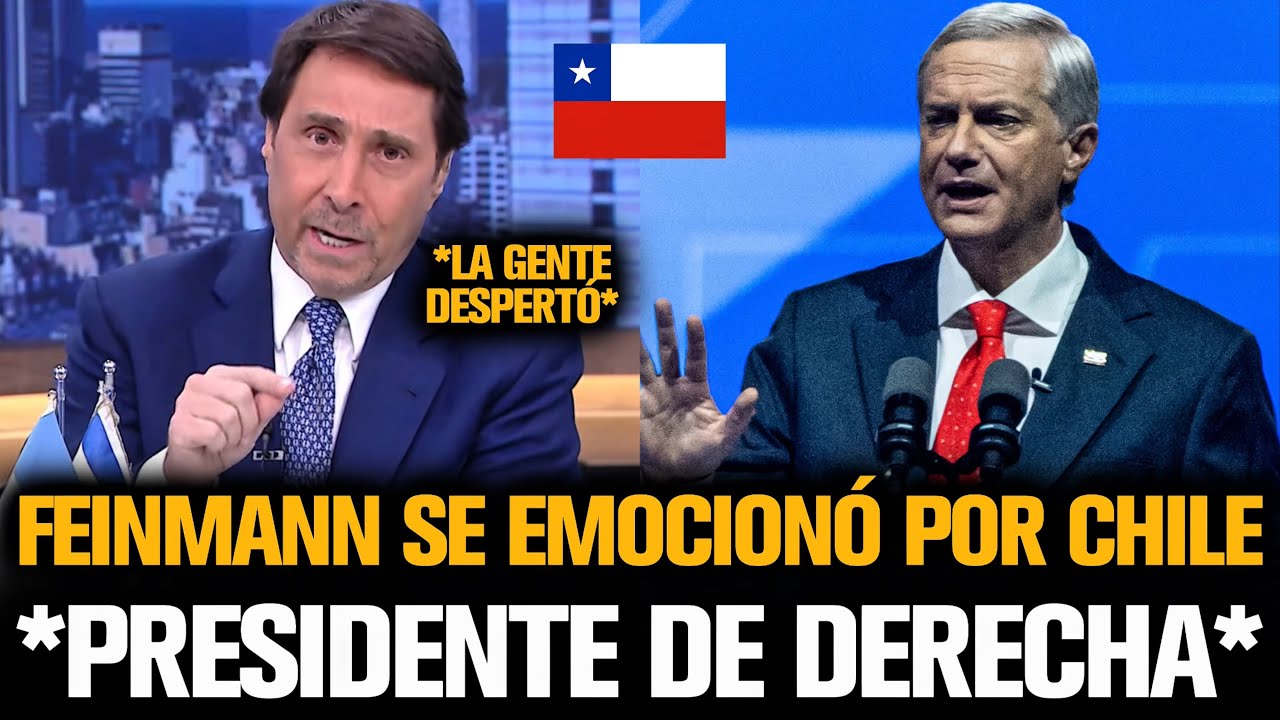 FEINMANN SE EMOCIONÓ POR CHILE TRAS LA ELECCIÓN DE KAST