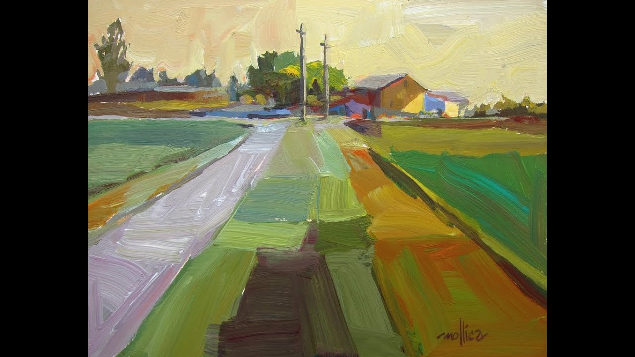 Expressive Acrylic Painting with Patti Mollica - Lesson 4, Italian Landscape Demo