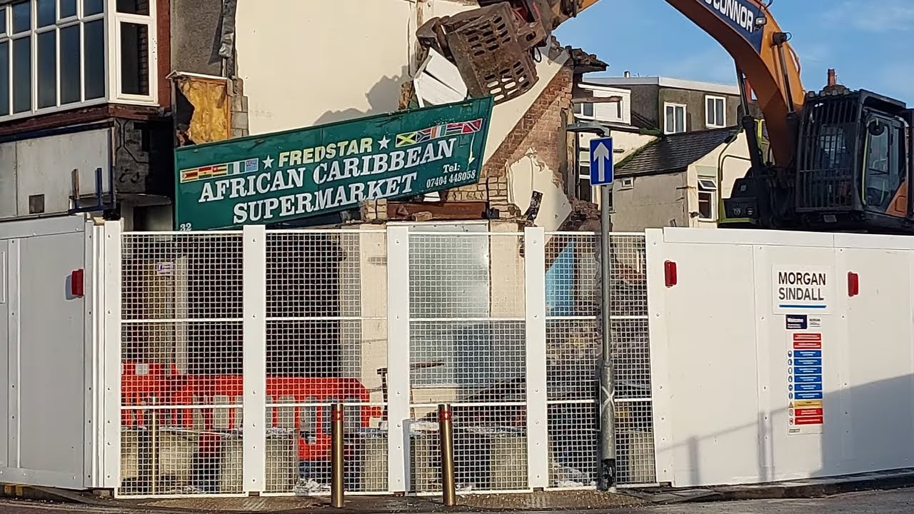 I AM BACK IN BUSINESS PART 1  DEMOLITION ON COOKSON STREET  BLACKPOOL MORNING 16/12/2025 PP O'CONNOR