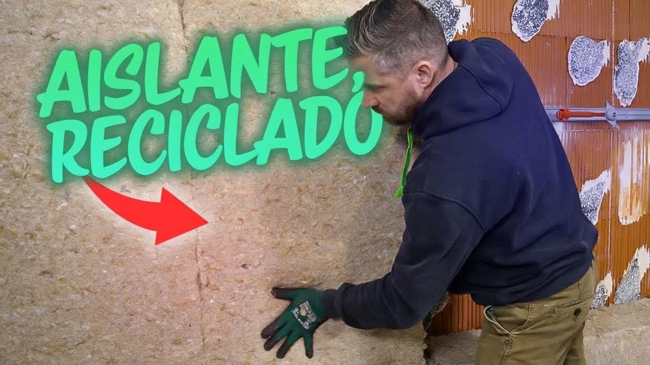 Cómo hice una pared falsa con aislante reciclado y tablaroca