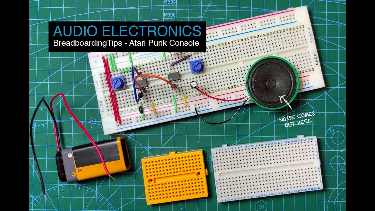 How to Use a Breadboard to Make an Atari Punk Console Audio Circuit