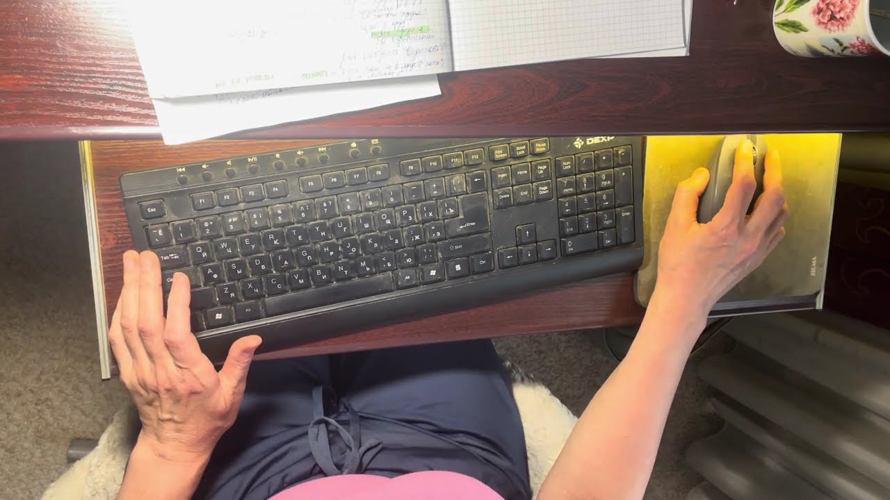 Overhead Keyboard Typing | Calm Background Sounds