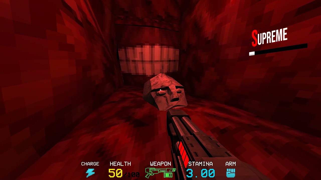 one shotting a malicious face in ultrakill