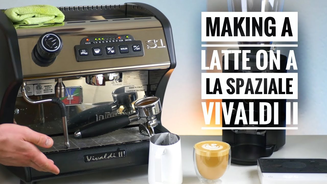 Как приготовить латте на La Spaziale Vivaldi II